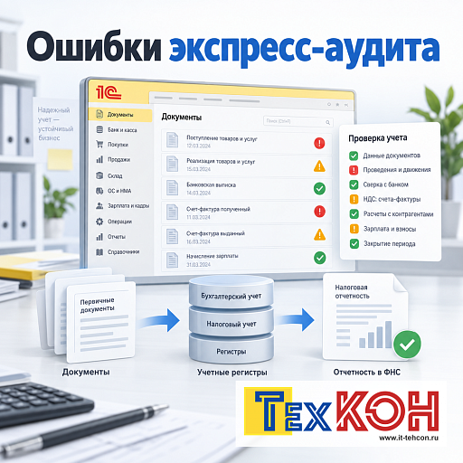 Ошибки при экспресс-аудите бухгалтерии